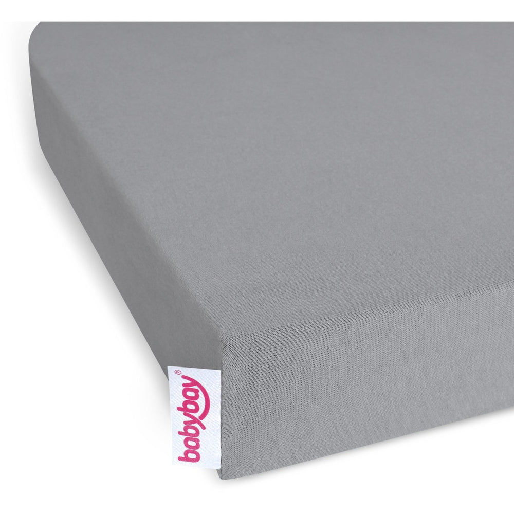 Køb babybay® Grey Jersey Cover Deluxe Lagen 2-Pak Boxspring Xxl
