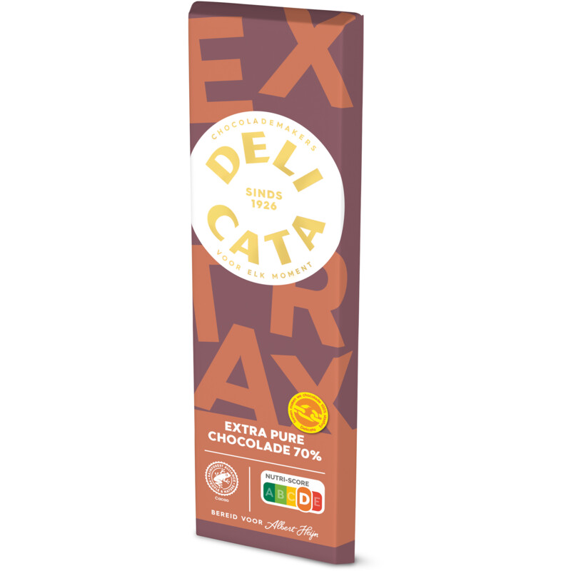 Delicata Reep extra pure chocolade 70%