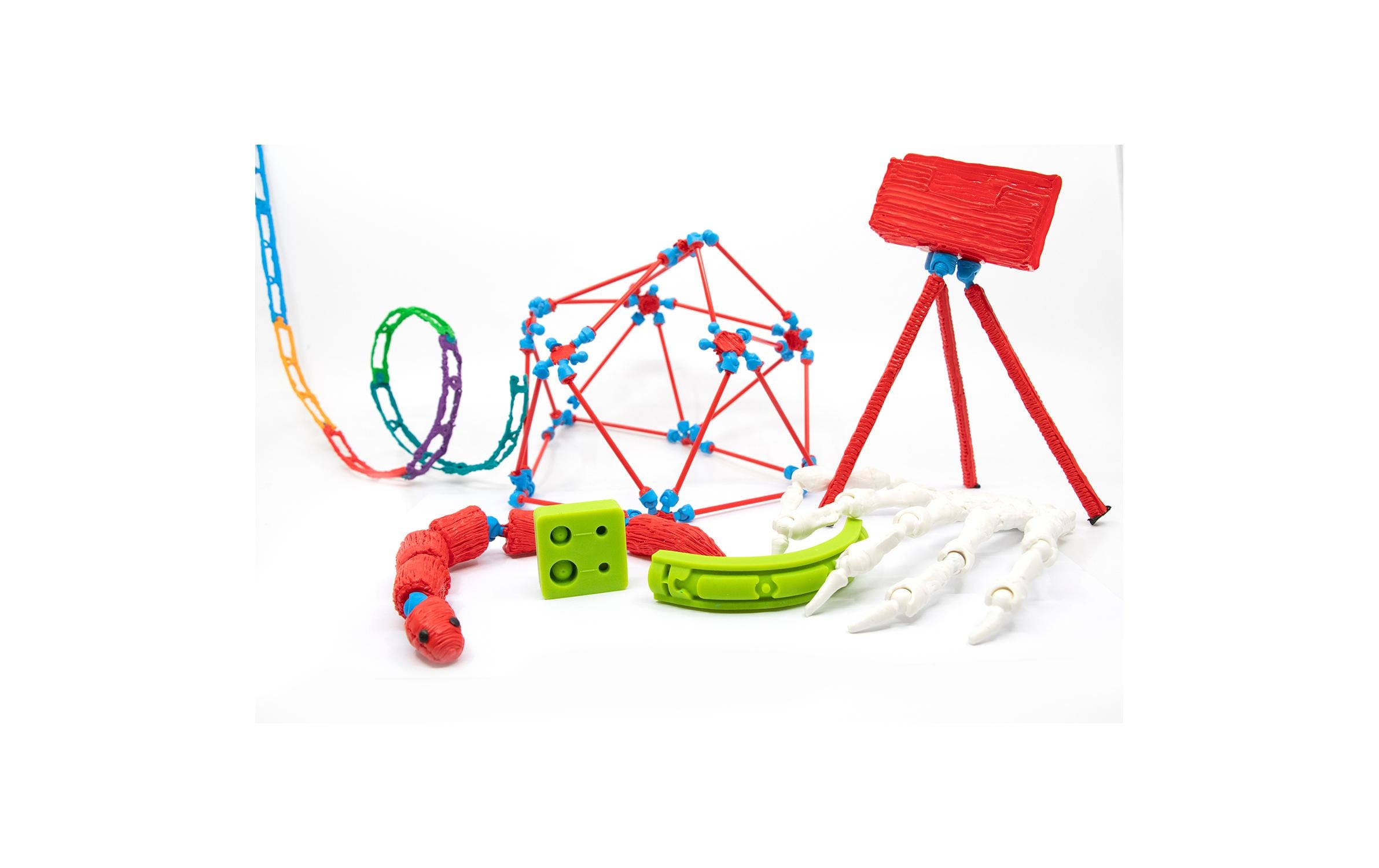 3D Pen Filament STEM Accessory Kit Grün/WeissEDU STEM Set mit vielseitigem Zubehör und Aktivitäten
