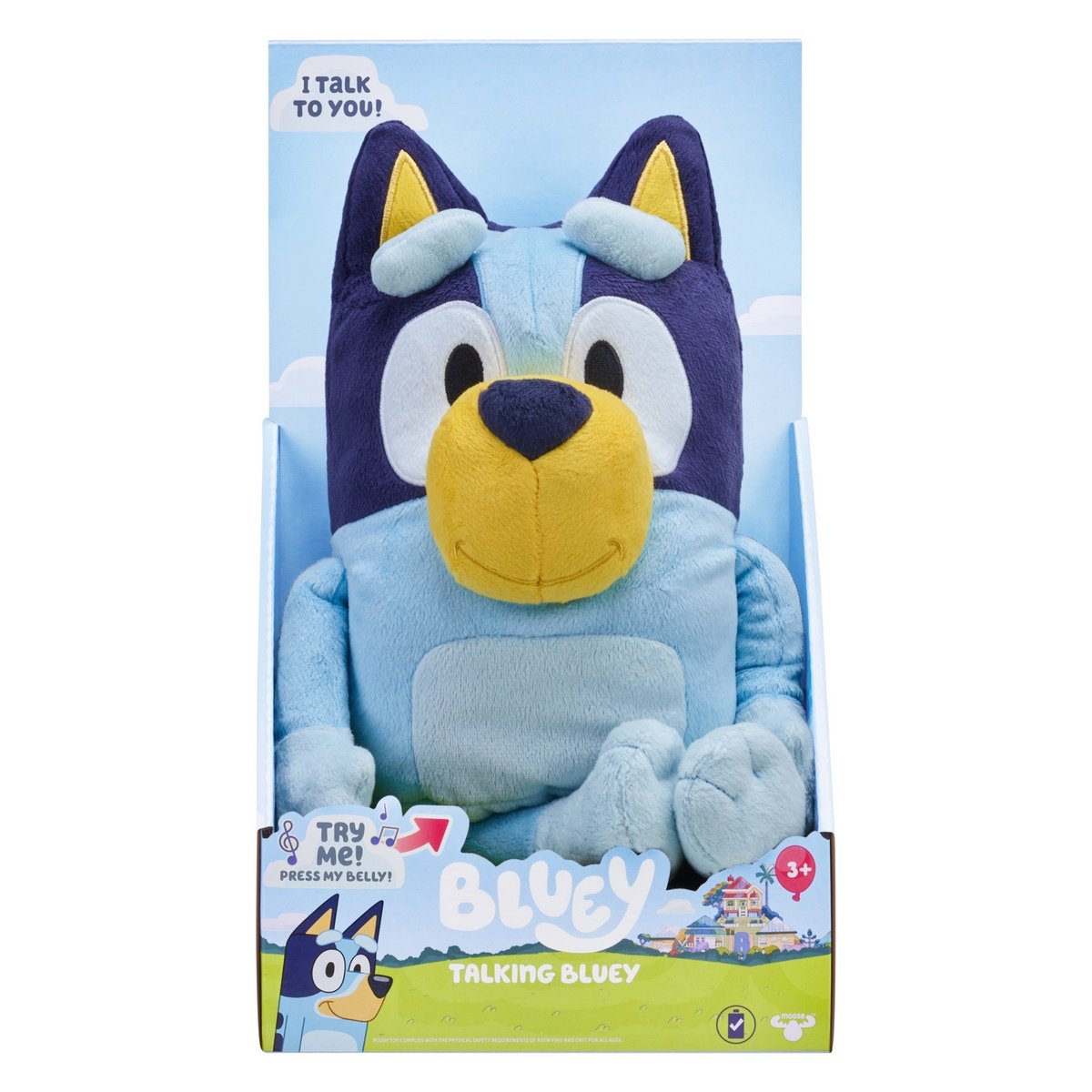 Grande Peluche parlante 35 cm Bluey