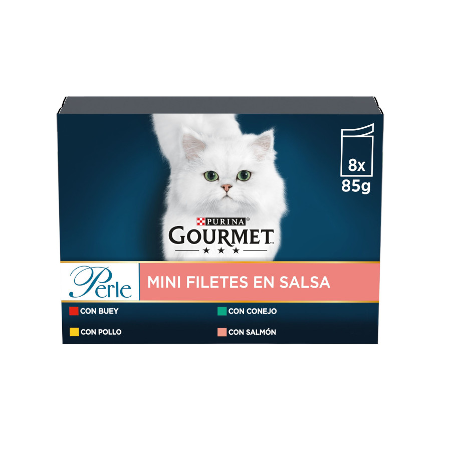 Sachê de Filés de Carne Gourmet Perle em Molho para Gatos