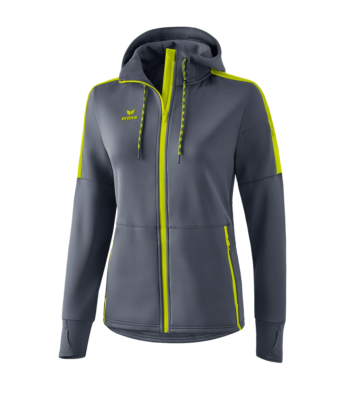 Erima Basic Softshelljacke Damen Grau Grün