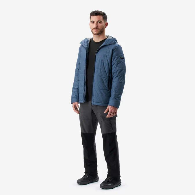 Decathlon Forclaz - Jaqueta sintética com capuz Forclaz MT100 para homem