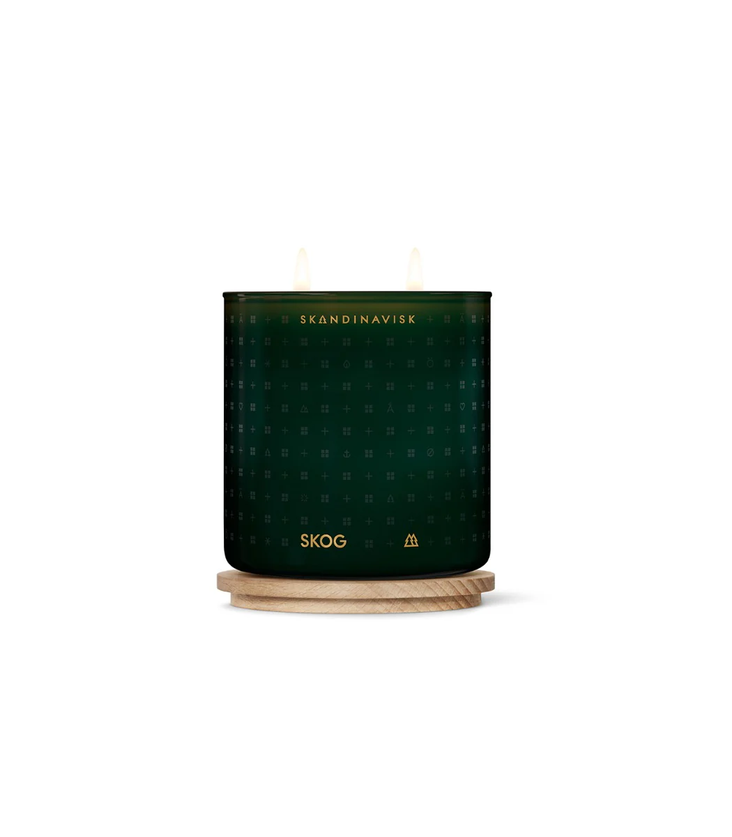 Skandinavisk  Skog duftlys, 400g. - Forrest Green