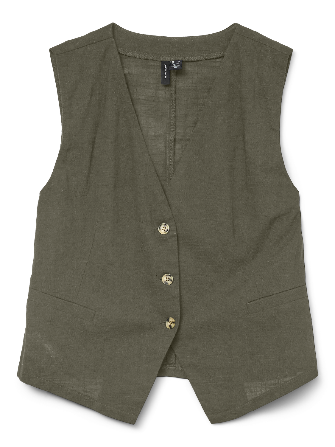Vero Moda Kurzweste »VMCAIA SL VEST WVN NOOS«