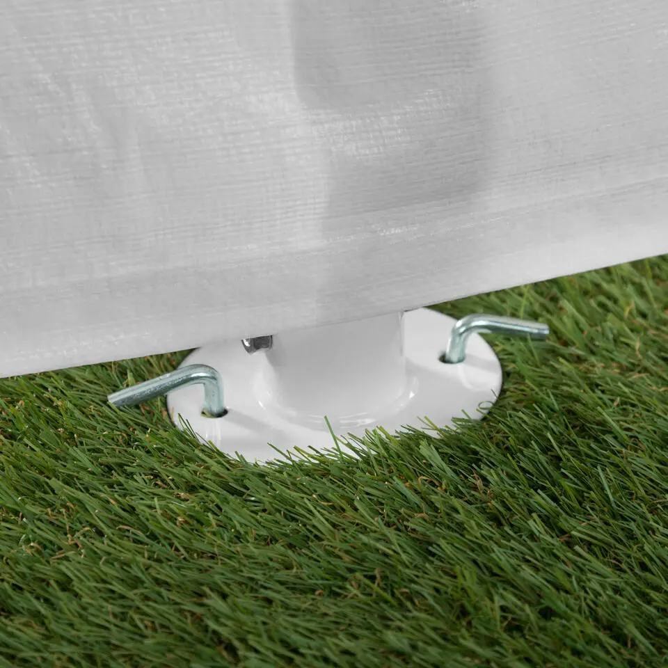 tectake Partytent Mammut 8x4m met plug-in systeem, stevig en waterafstotend