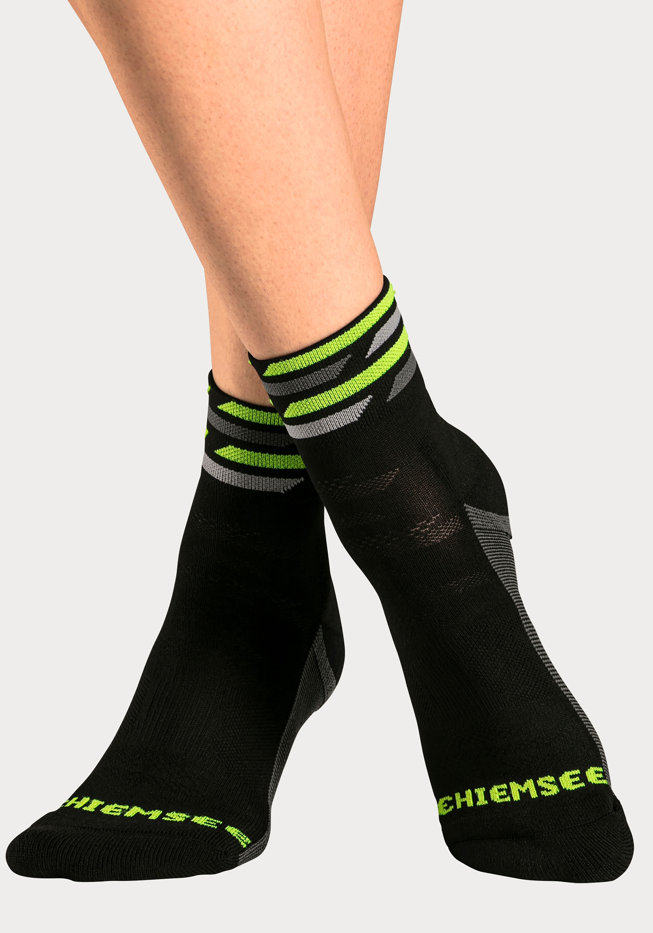Chiemsee Funktionssocken Packung, 3 Paar tlg. Nylon-Microfaser Sportsocken