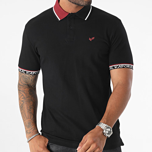 Polo Manches Courtes Tetro Noir