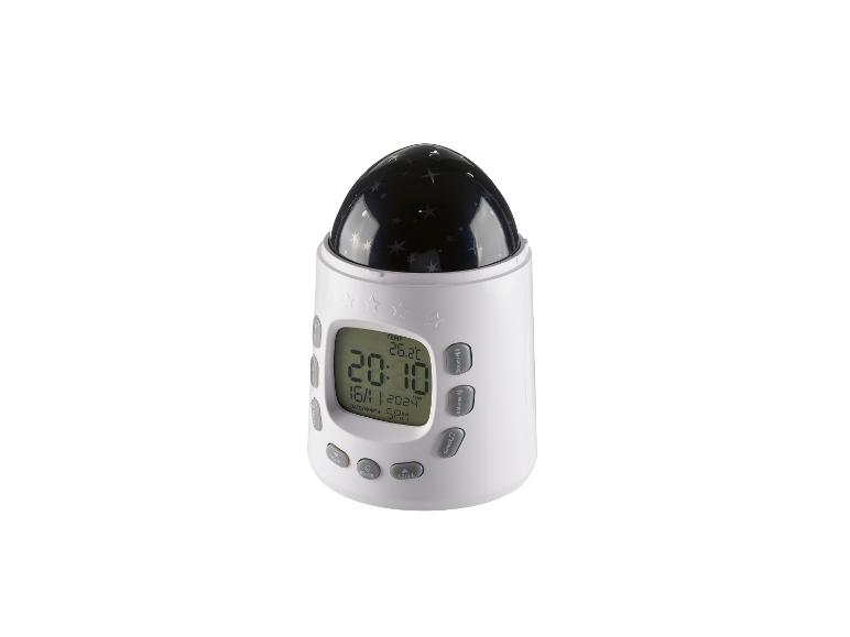 Wekker met sterrenprojector