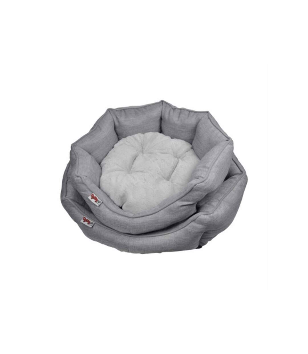 Paris Prix - Lot De 2 Paniers Chien & Chat newton 60cm Gris