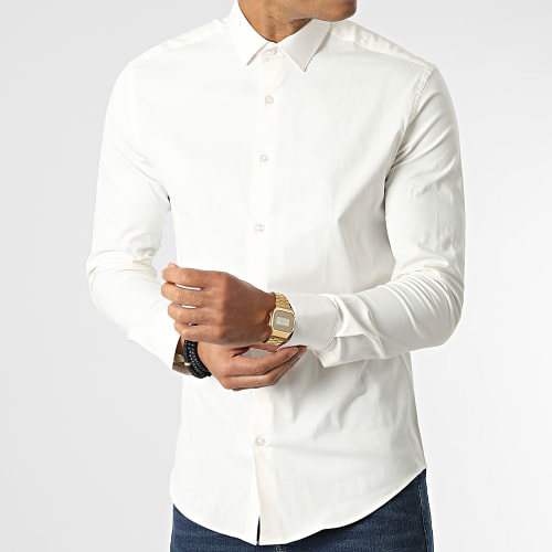 Chemise Manches Longues Y3687 Blanc