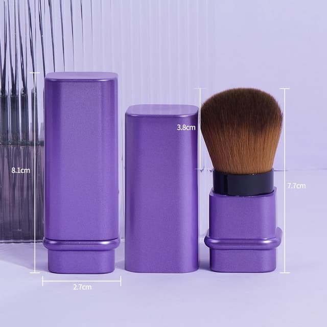 Firkantet udtrækkelig blush Brush Makeup Tool