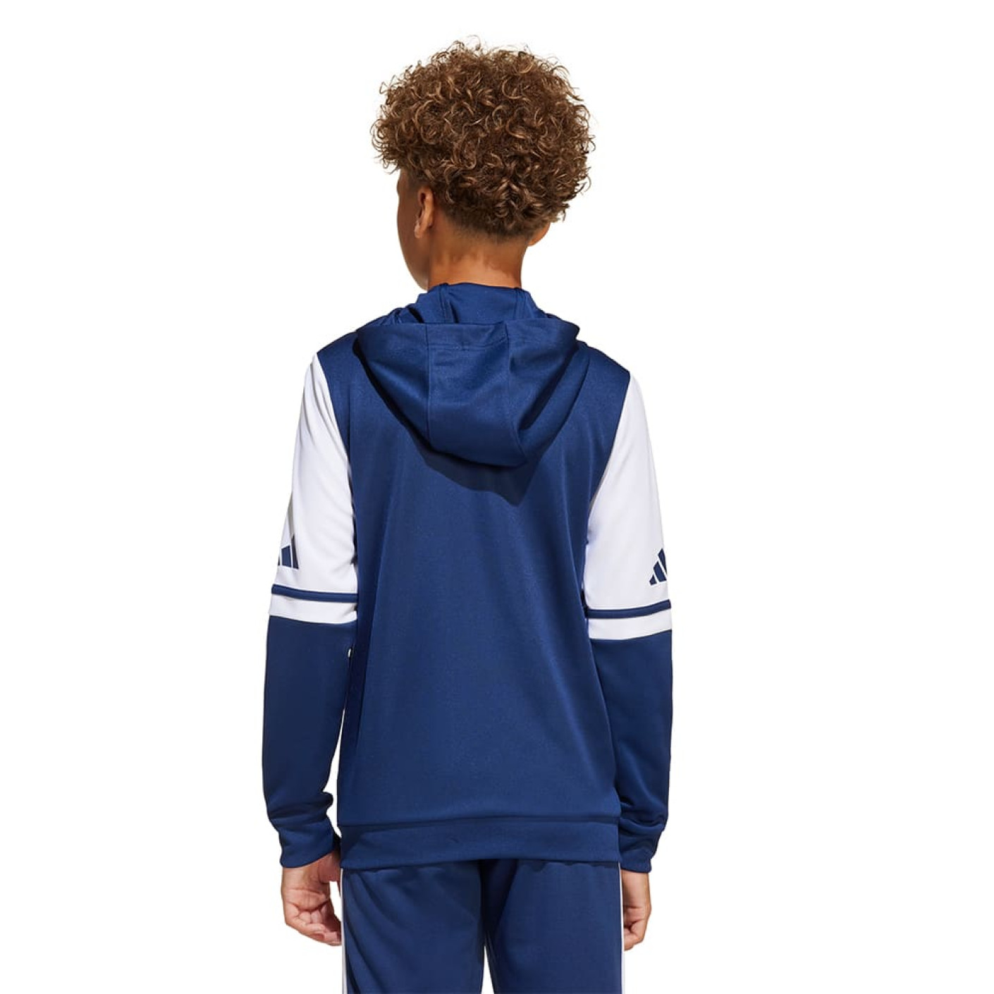 Adidas Squadra 25 Hooded Trainingsjack Kids Donkerblauw Wit