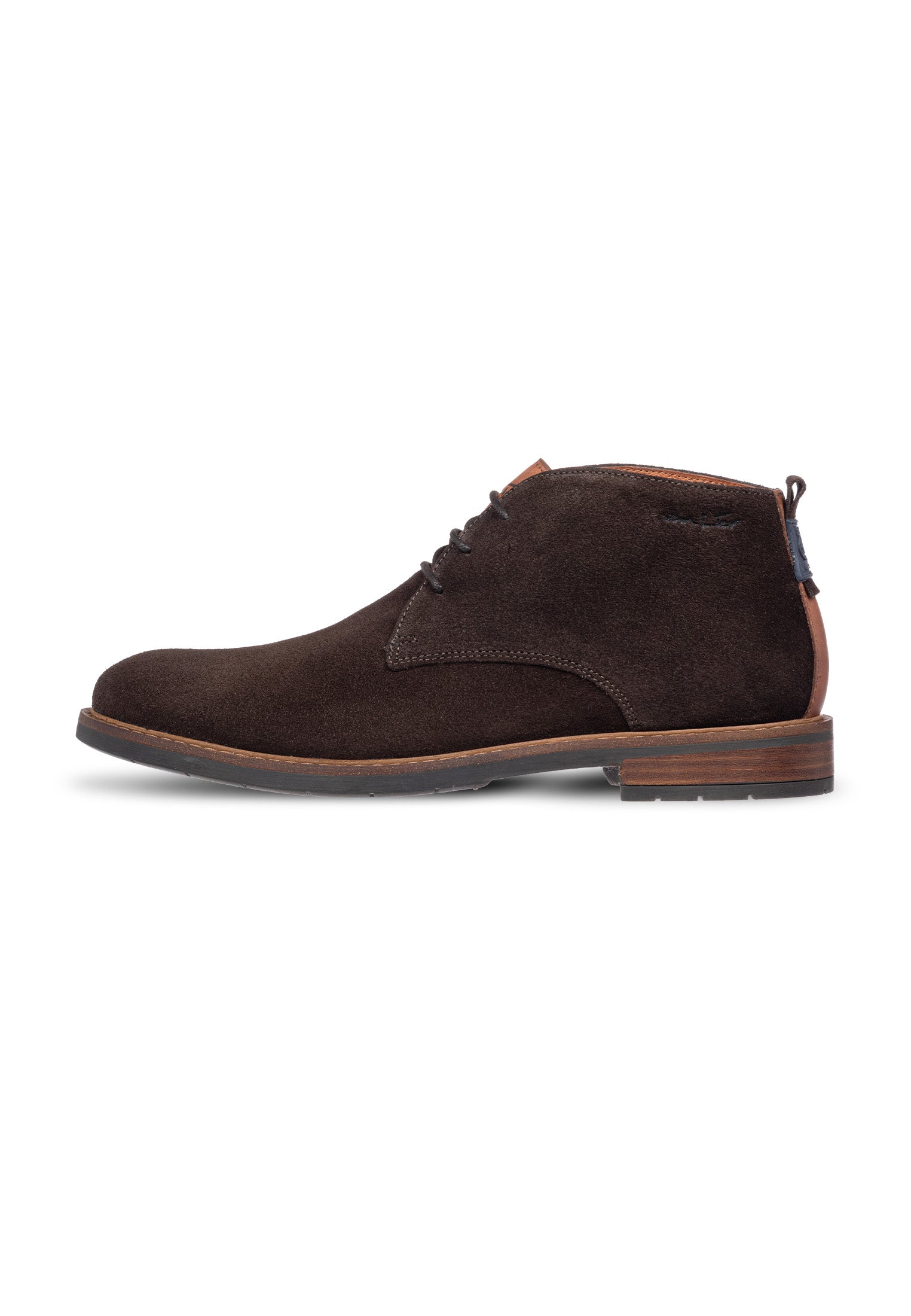 Donker bruin suède Boston boot