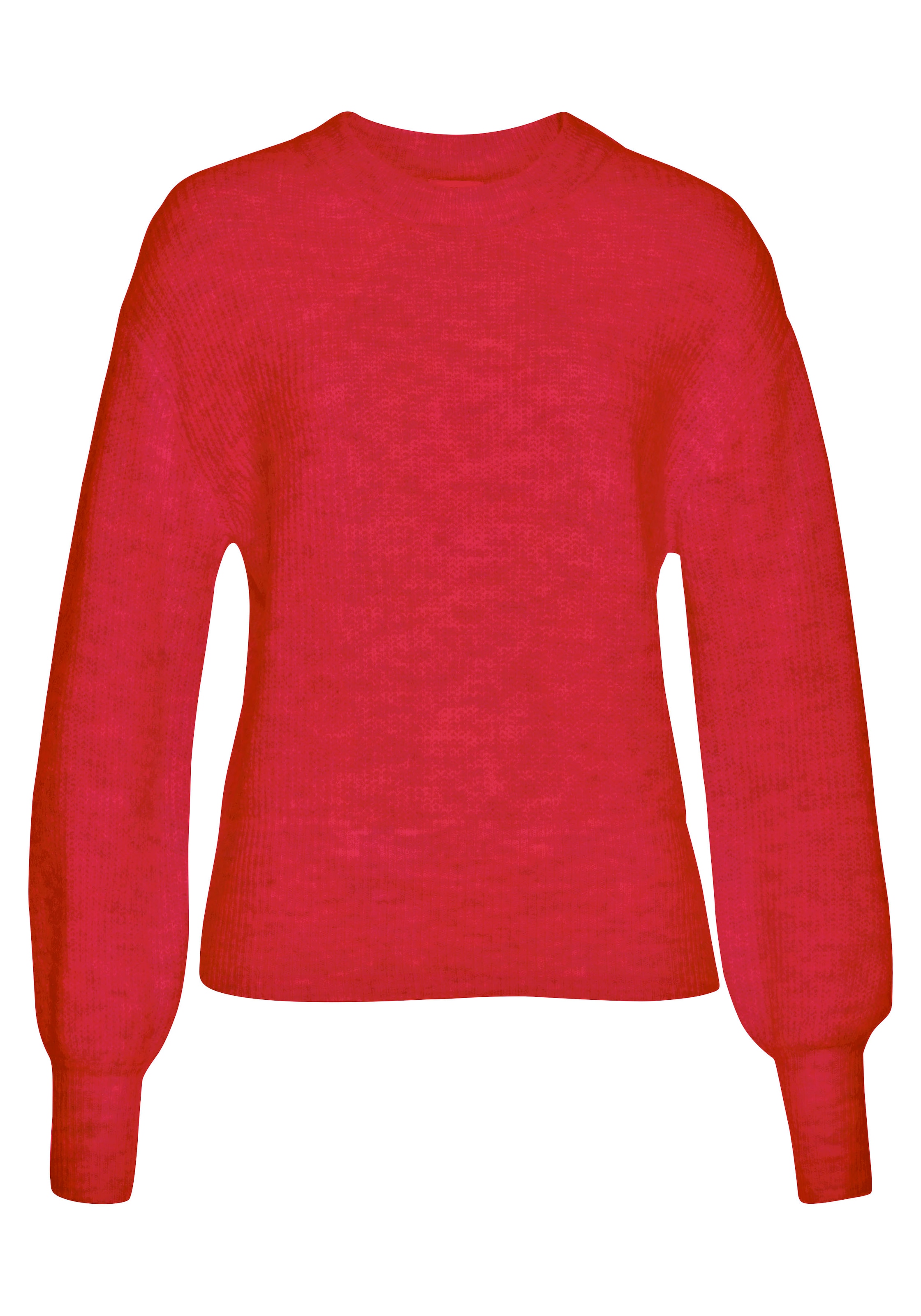 LASCANA Strickpullover , in Melange-Optik, lockerer Damenpullover, Basic