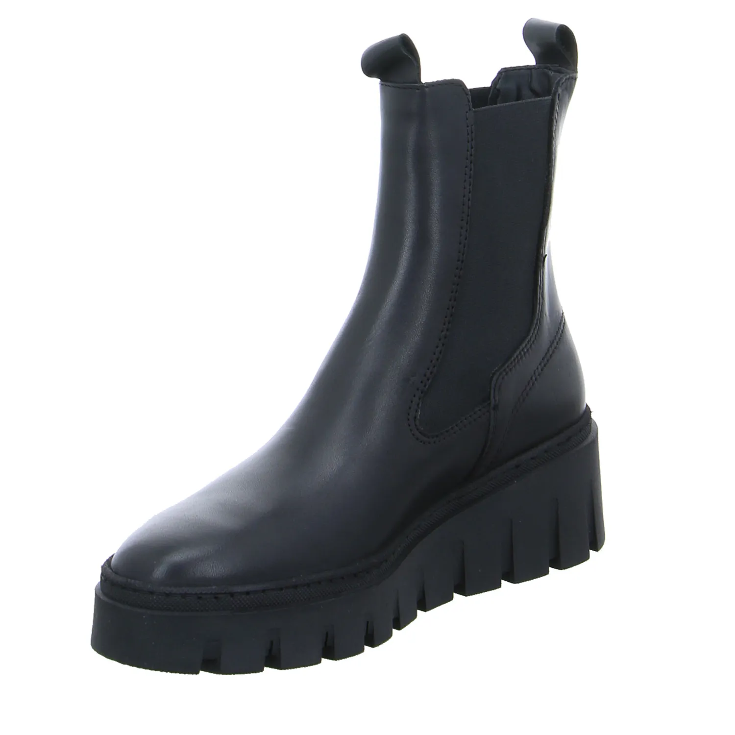 TAMARIS Boot Schwarz Leder