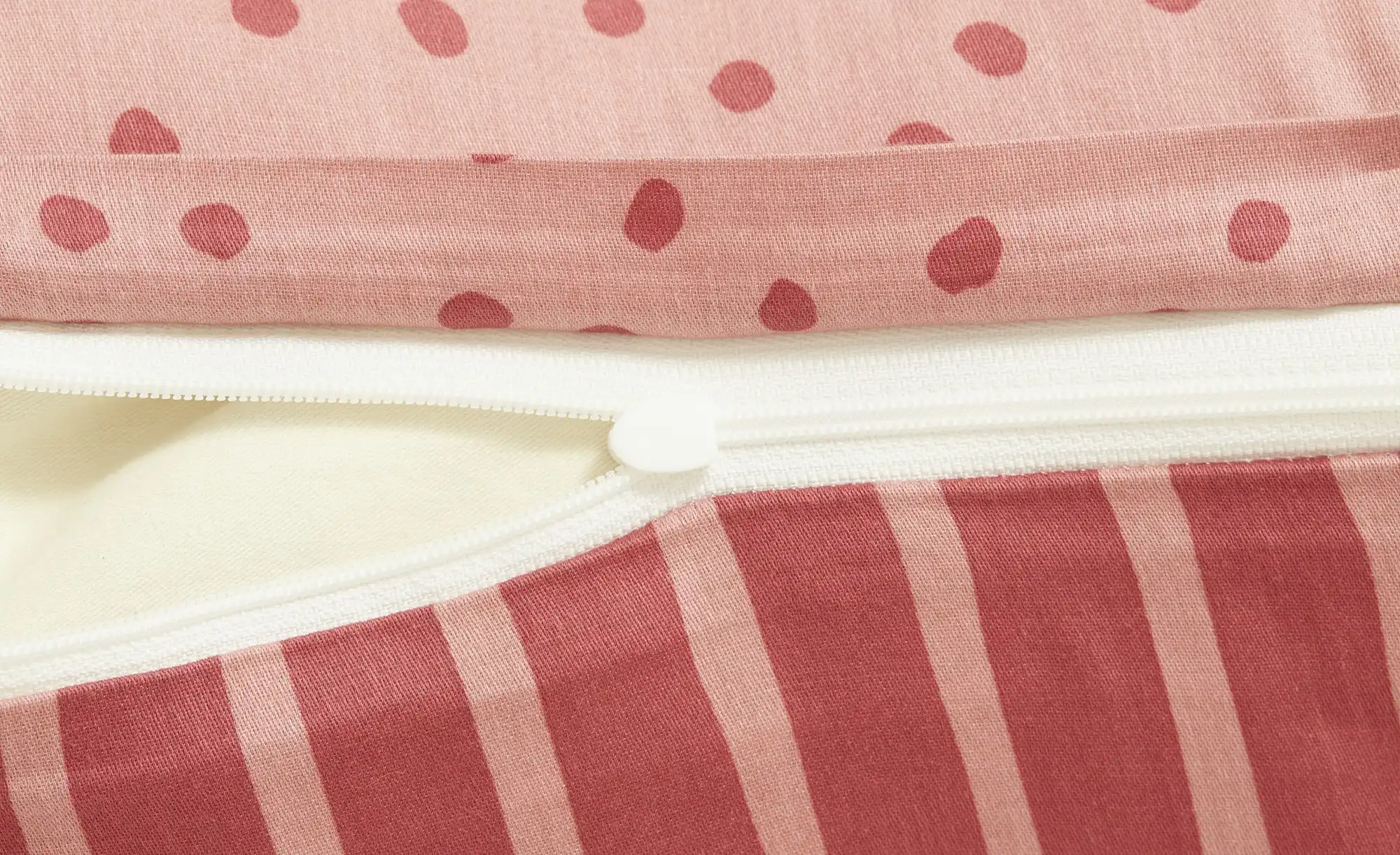 como Satin Wende-Bettwäsche Dotted