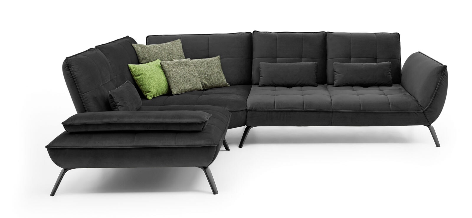 vito Ecksofa TICONA L Riviera grau