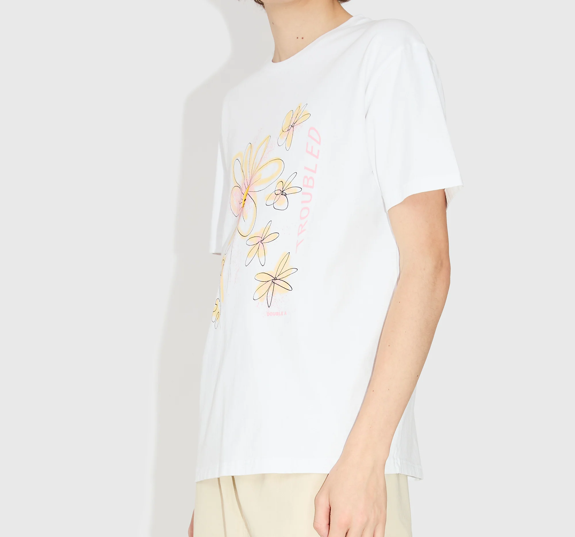 Wood Wood  Ace Daisy t-shirt - hvid