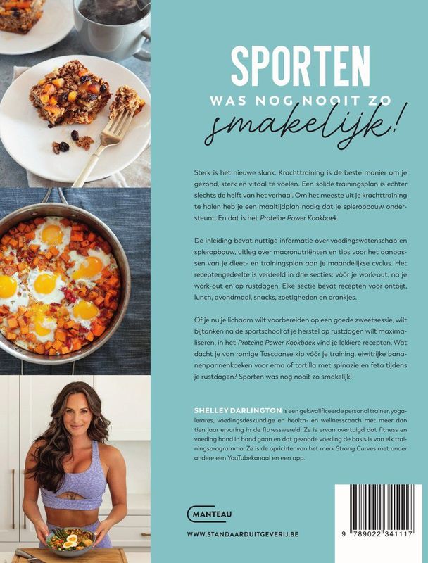 Proteïne Power Kookboek - Voeding Voor Krachttraining - Gezonde Recepten