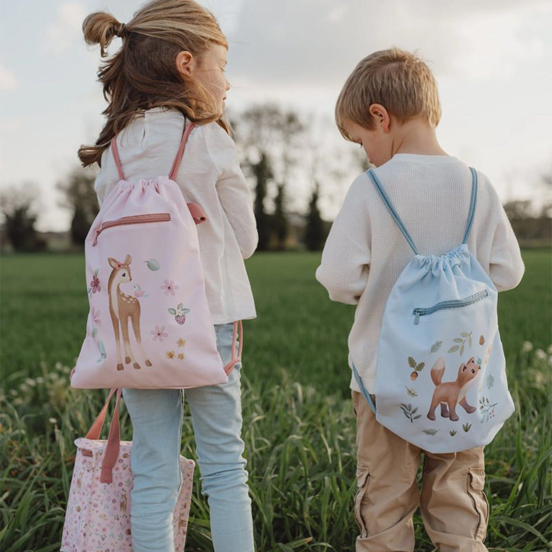 Little dutch gymtas met trekkoord - forest friends