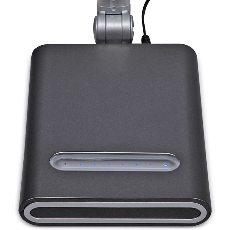 Lampe bureau maul pure classe a bras et tete aluminium      reglage 7 positions cordon    1.5m bras extensible 185cm