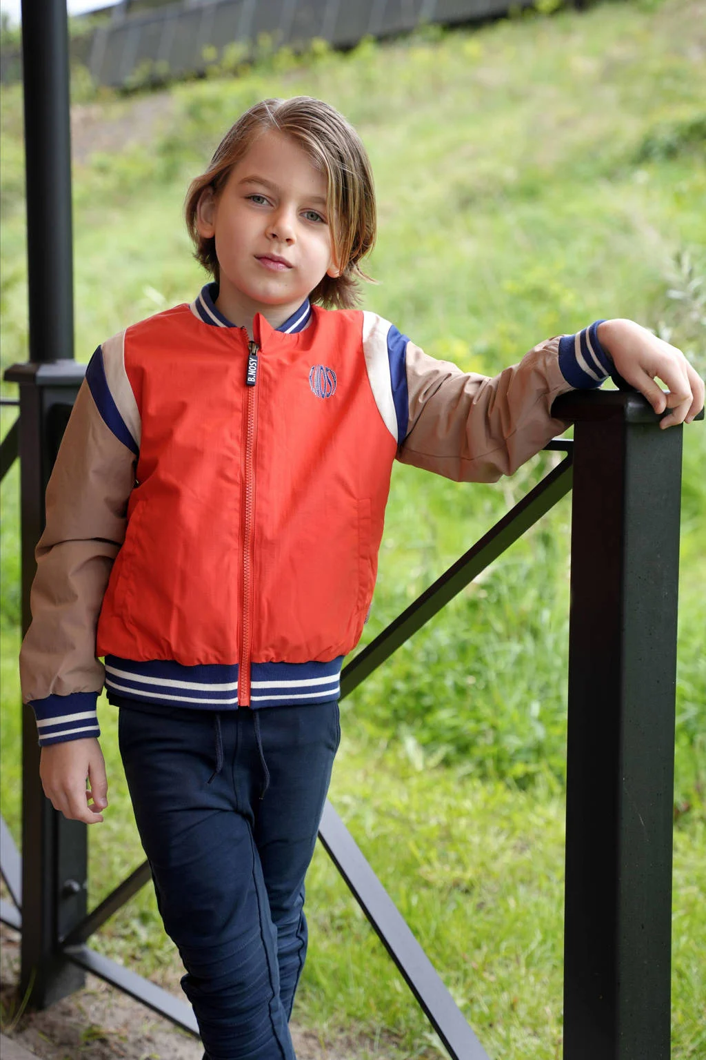 B.Nosy baseball jacket rood