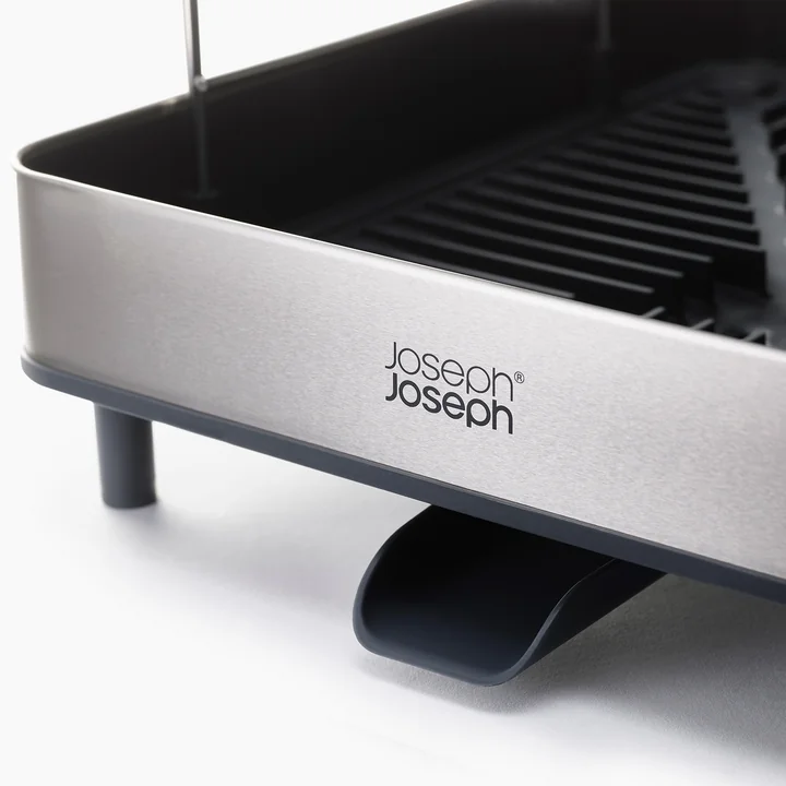 Joseph Joseph - Excel Steel 2-stufiges Edelstahl-Abtropfgestell, grau
