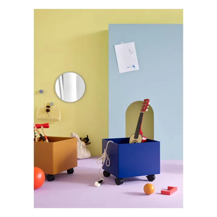 Montana Furniture Coffre de rangement Playbox pour enfant | Bleu roi