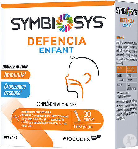 Symbiosys Defencia Enfant Complément Alimentaire Dès 3 Ans 30 Sticks
