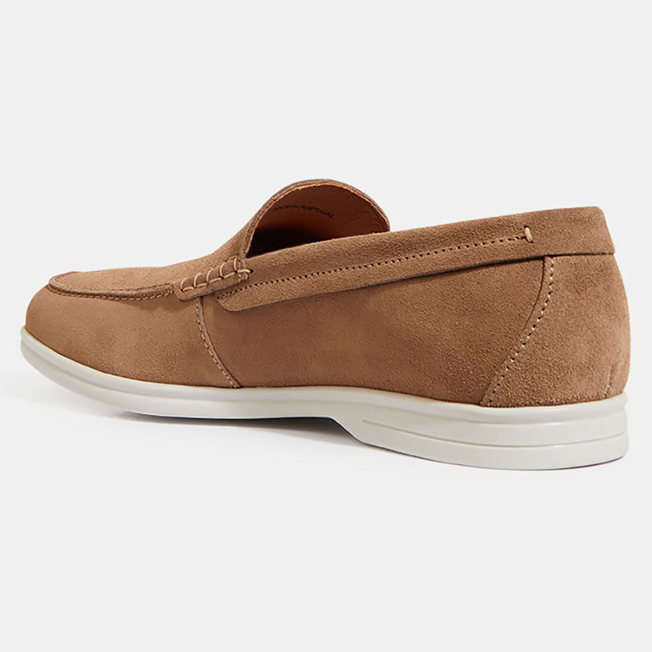 Comptoir GL Mocassins en Velours de Cuir taupe
