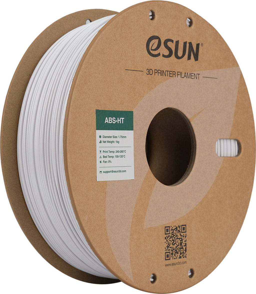 eSUN  ABS-HT Cold White, 1,75 mm / 1000 g    ABS Material mit hervorragender Temperaturbeständigkeit