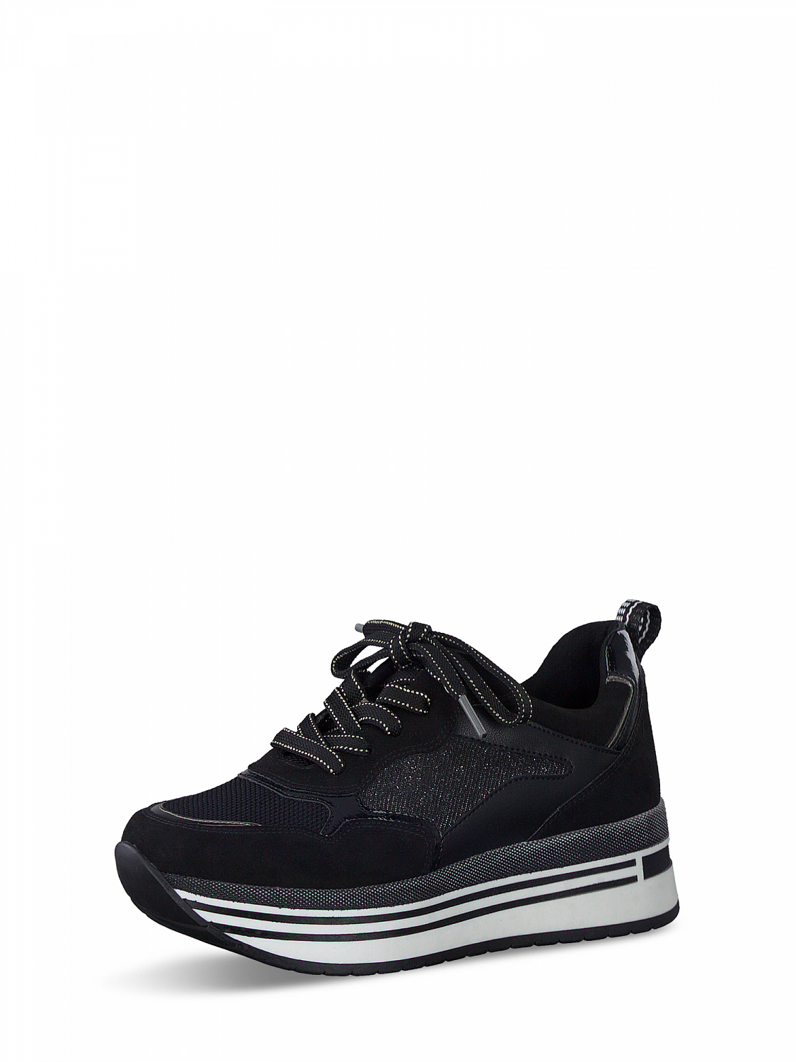 Marco Tozzi Torino Black Comb Sneaker