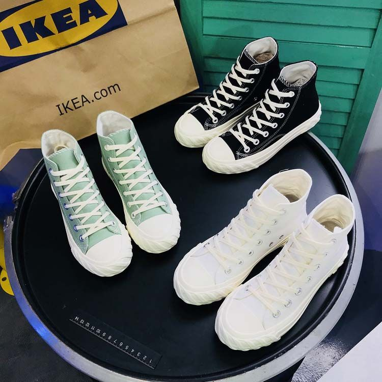 Solejoy - Hoge canvas sneakers