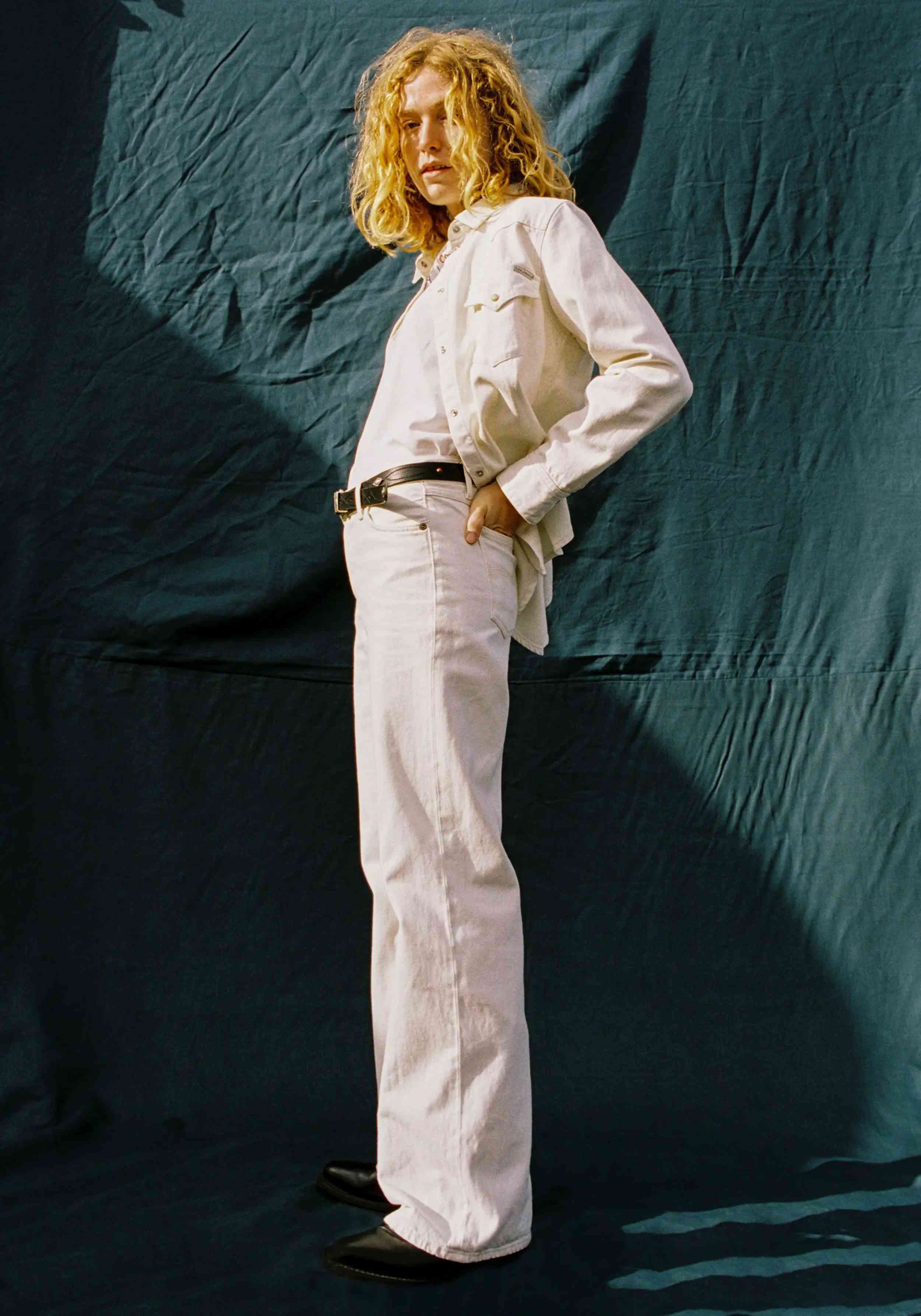 Nudie Jeans Jeans Wide Heidi Ivory