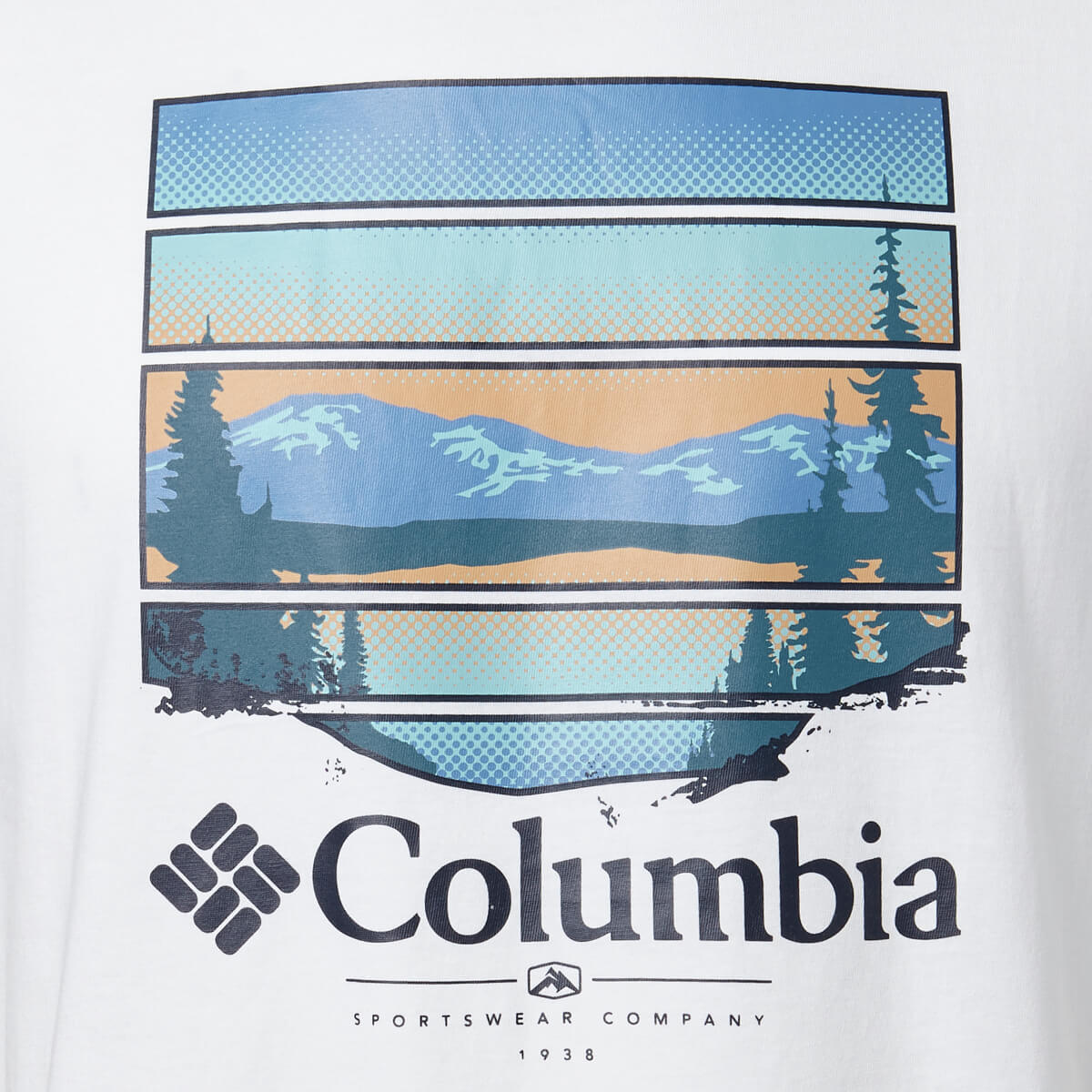 Columbia Path Lake Graphic T-shirt Herre