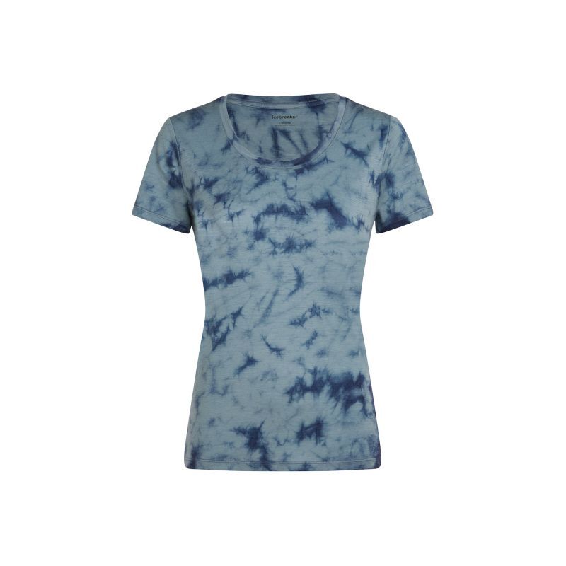 Merino 150 Tech Lite SS Scoop Tee Cloud Dye - T-shirt en laine mérinos femme
