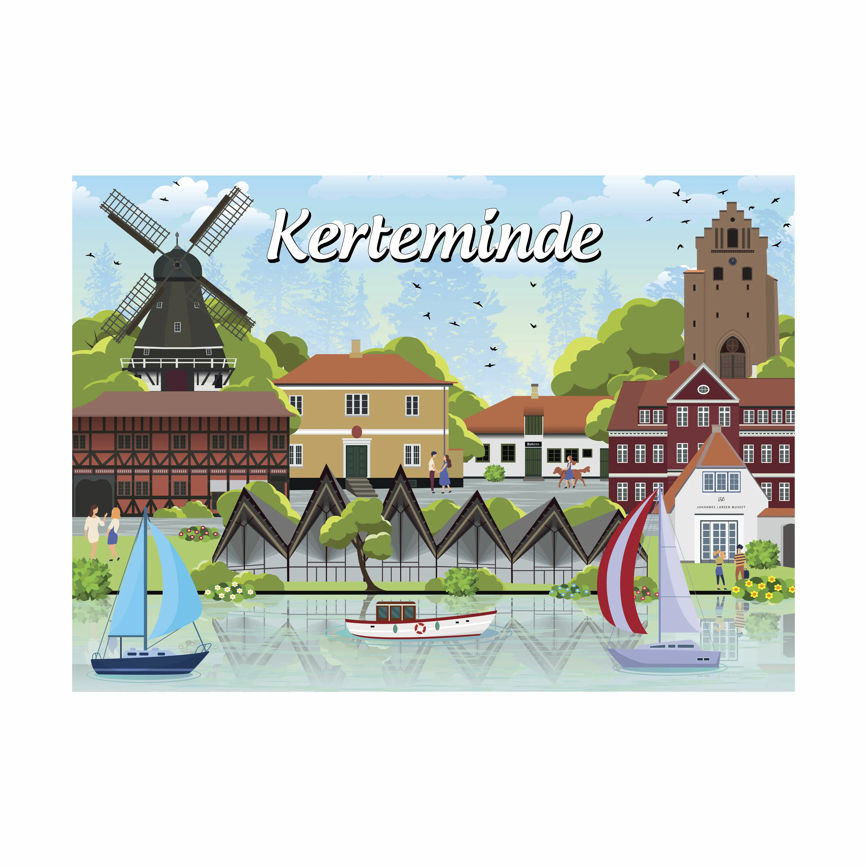 1Conzept By-koncept Puslespil - Kerteminde