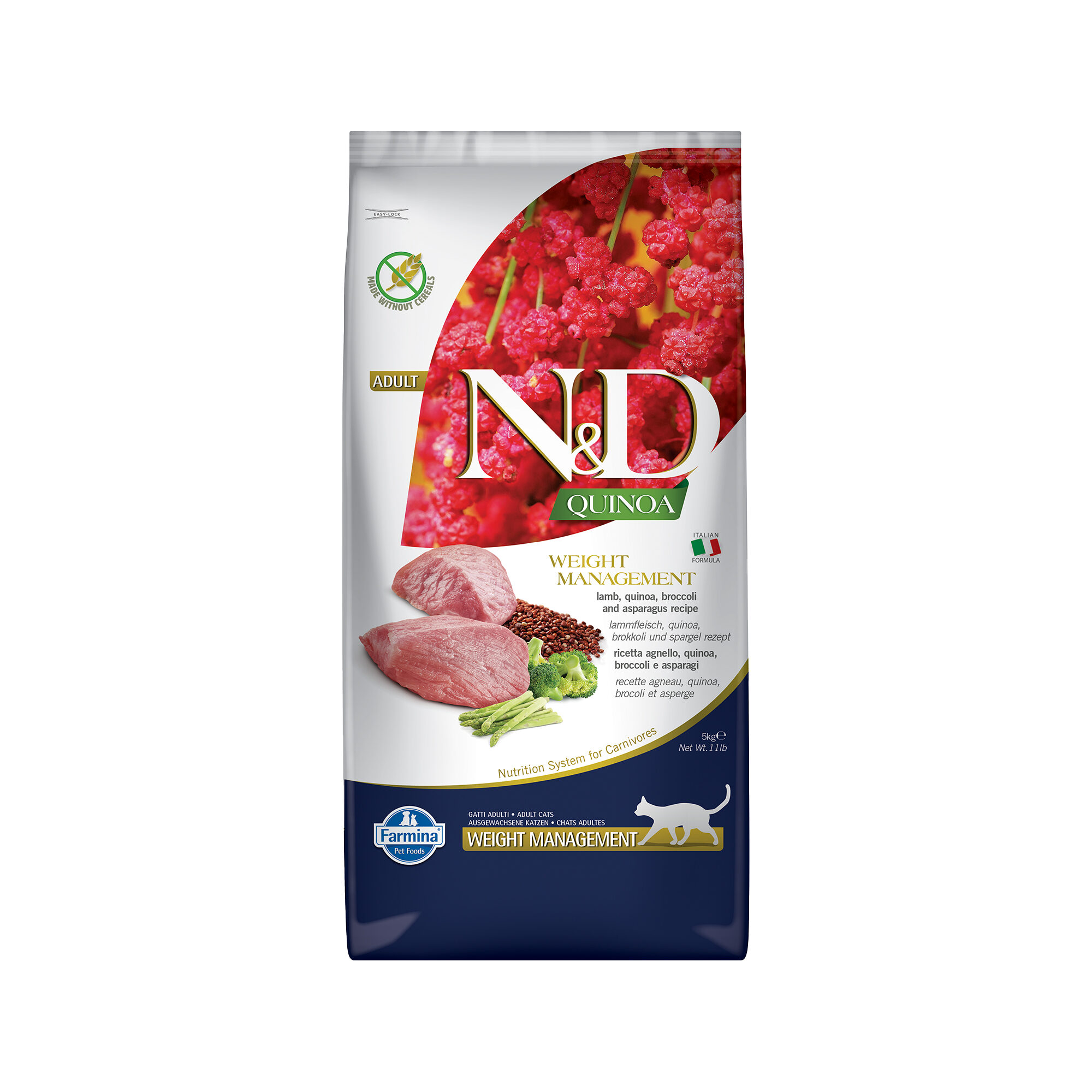 Farmina N&D Quinoa Gewichtsbeheer Volwassen Kattenvoer - Lamb