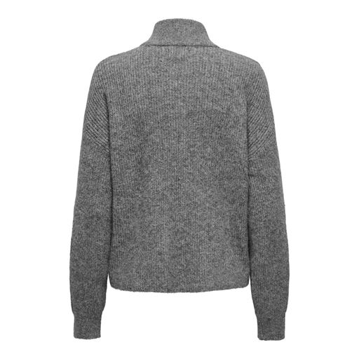 ONLY Tokyo Zip Cardigan, Dark Grey Melange, M
