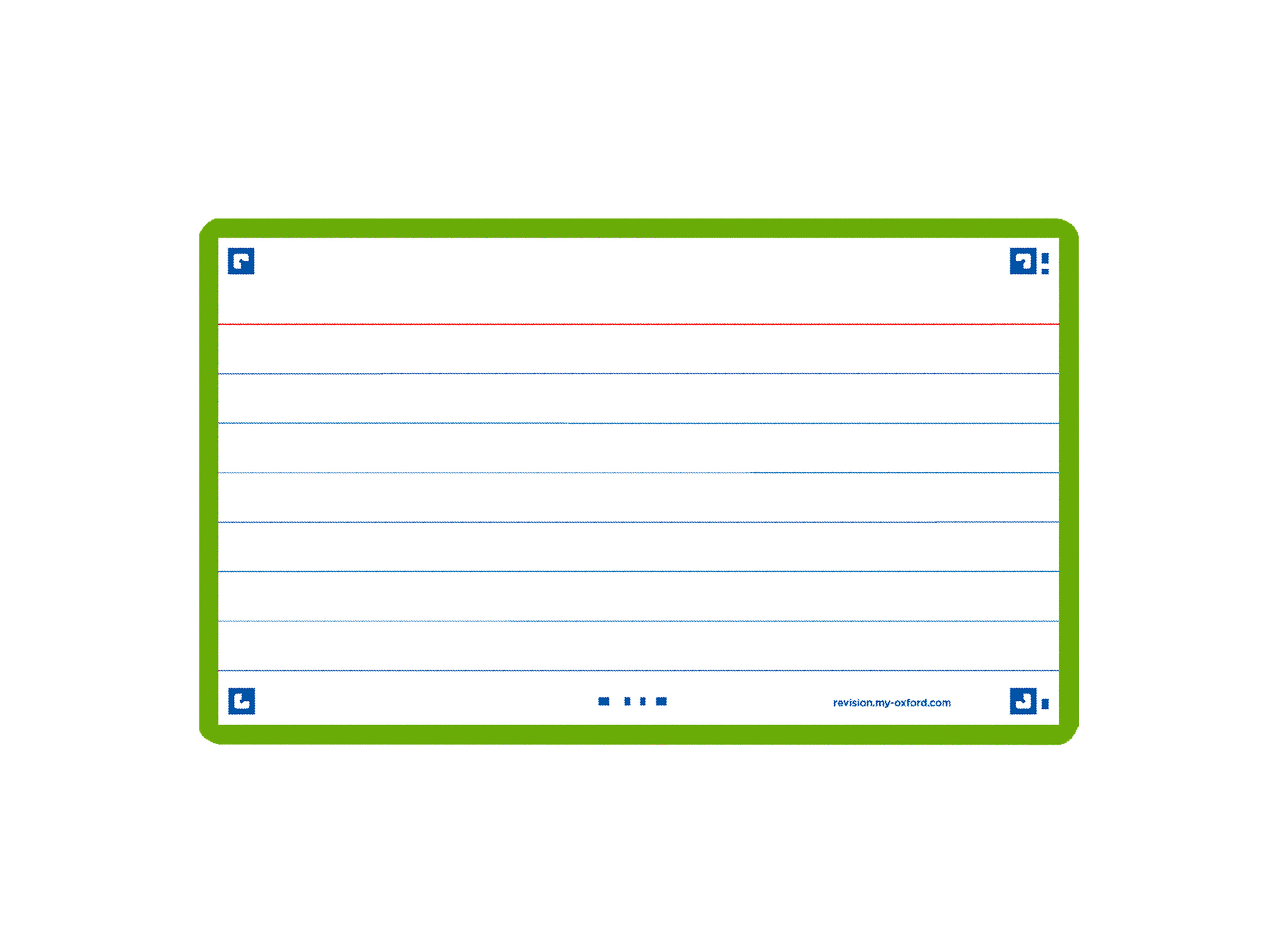 FLASHCARDS OXFORD 2.0 A7 VERDE 30 FOLHAS