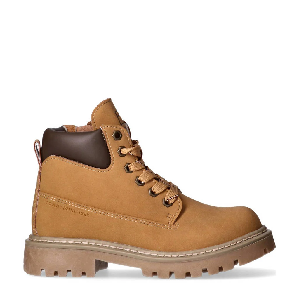 Tommy Hilfiger veterboots bruin