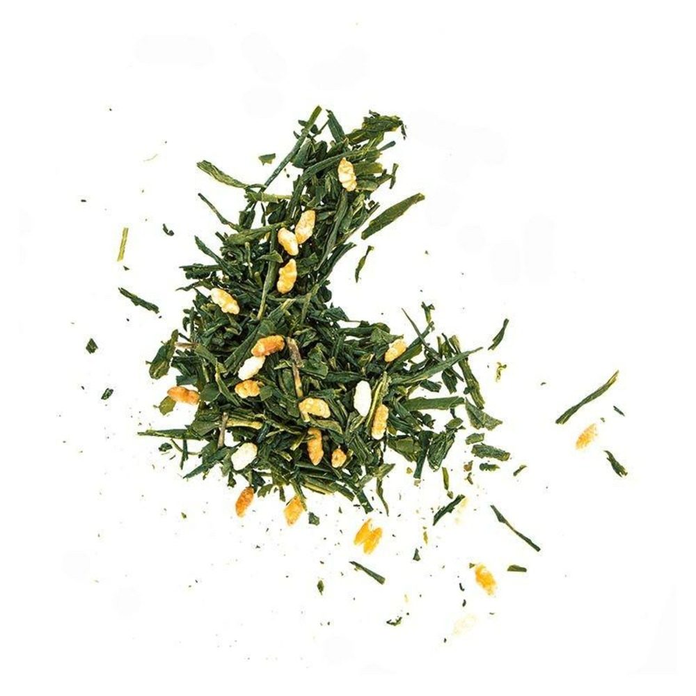Thé vert bio japonais genmaicha - sencha & riz grillé - 100 g