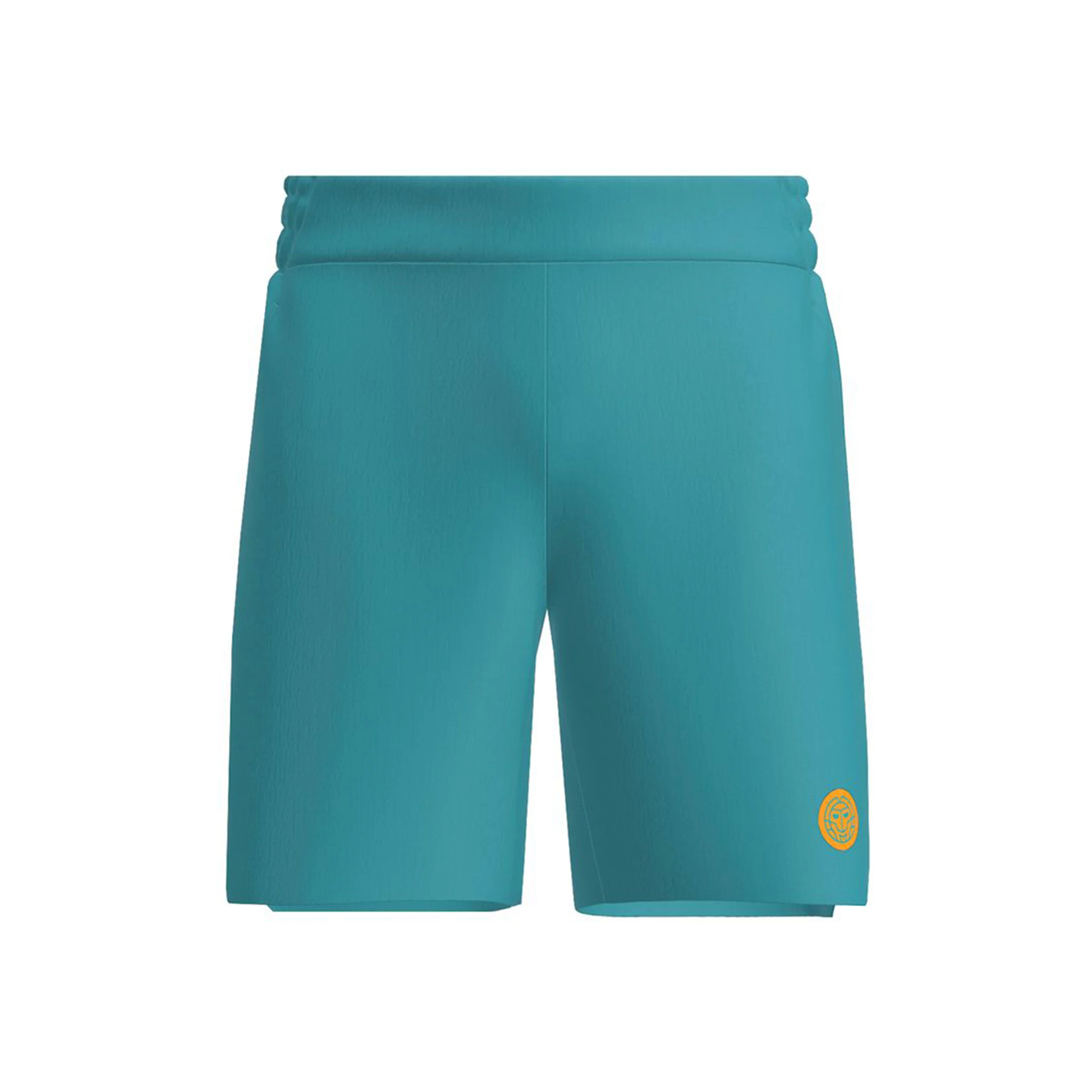 BIDI BADU Melbourne 2025 7inch Shorts Hommes - Bleu Petrol, Orange