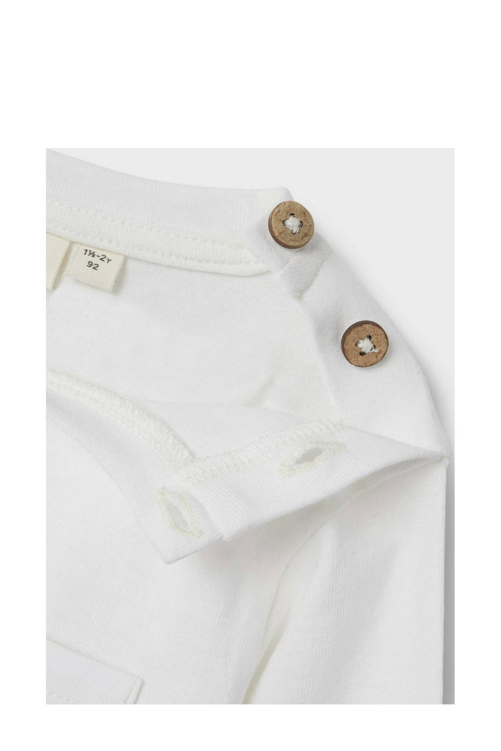 LIL' ATELIER longsleeve NMMDOLAN wit