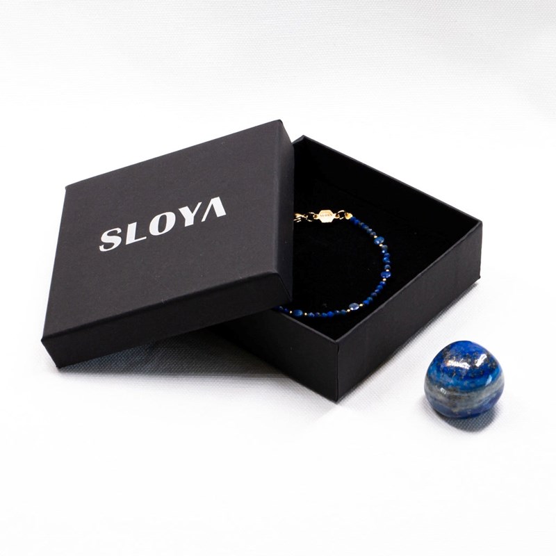 Collier et bracelet Paloma en pierres Lapis-lazuli