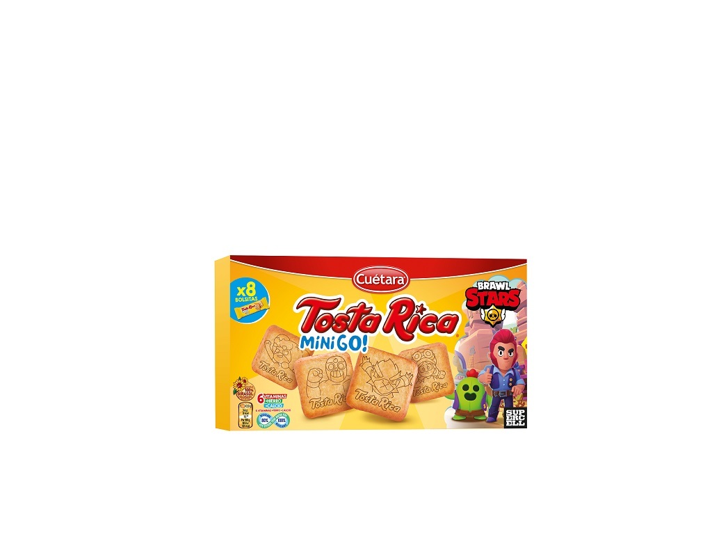 BOLACHA CUETERA TOSTA RICA MINI GO 240G