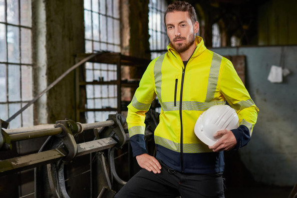 Rimeck 5V3 - Veste Haute Visibilité Softshell Étanche