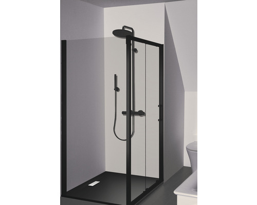 Douchekolom inclusief thermostaat Ideal Standard Ceratherm T25 zwart BC748XG