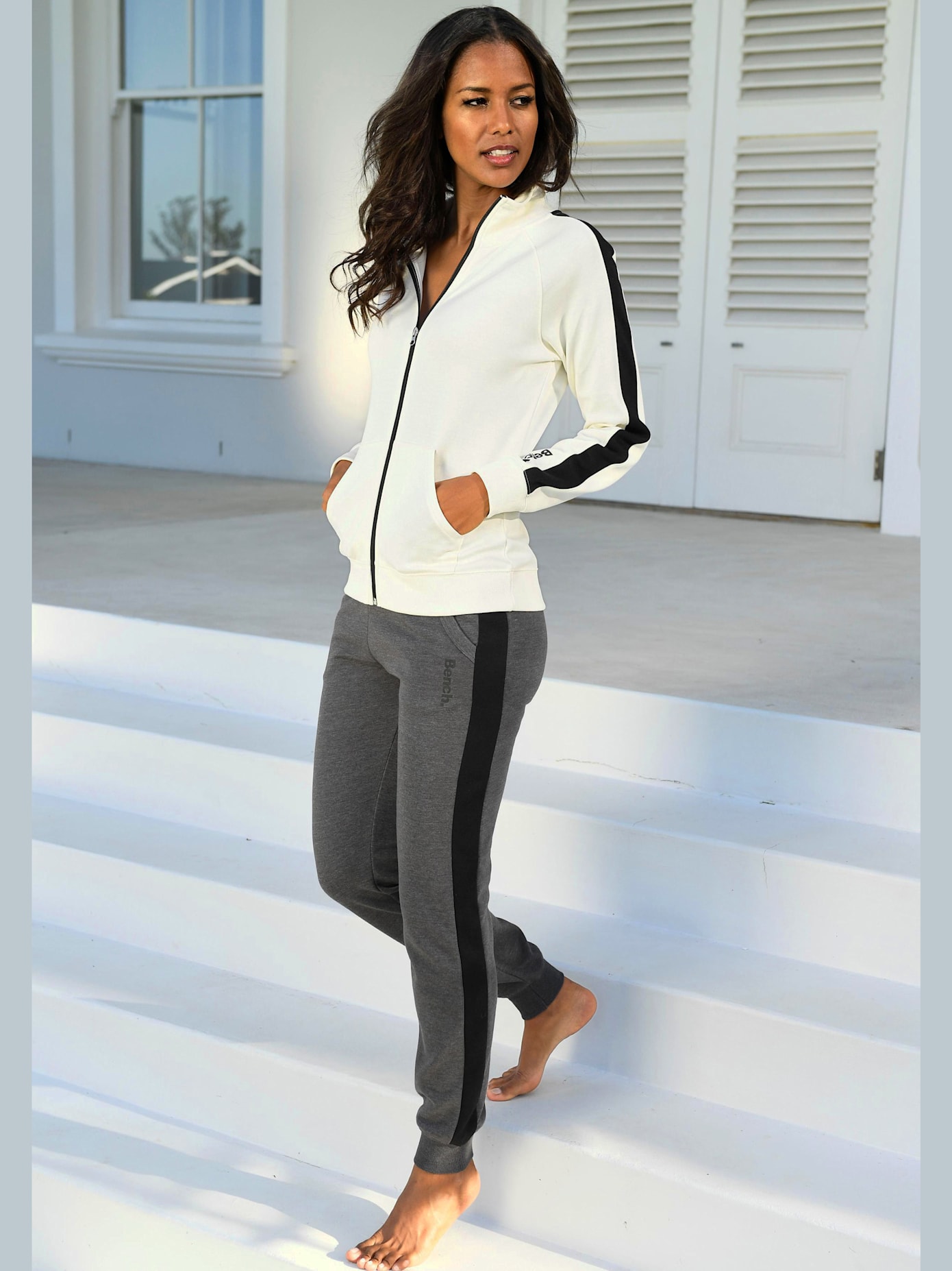 Pantalon molletonné pantalon d'intérieur sportif avec logo imprimé